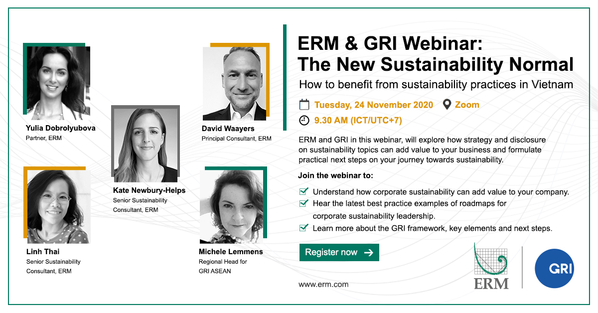 ERM GRI Webinar The New Sustainability Normal